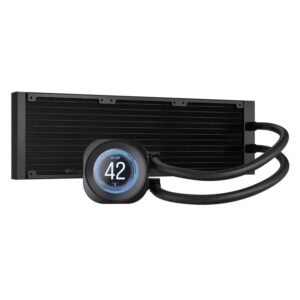 Water Cooler Para Procesador Corsair Nautilus 360 Rs Lcd Cw-9061033-ww - Negro - Imagen 4