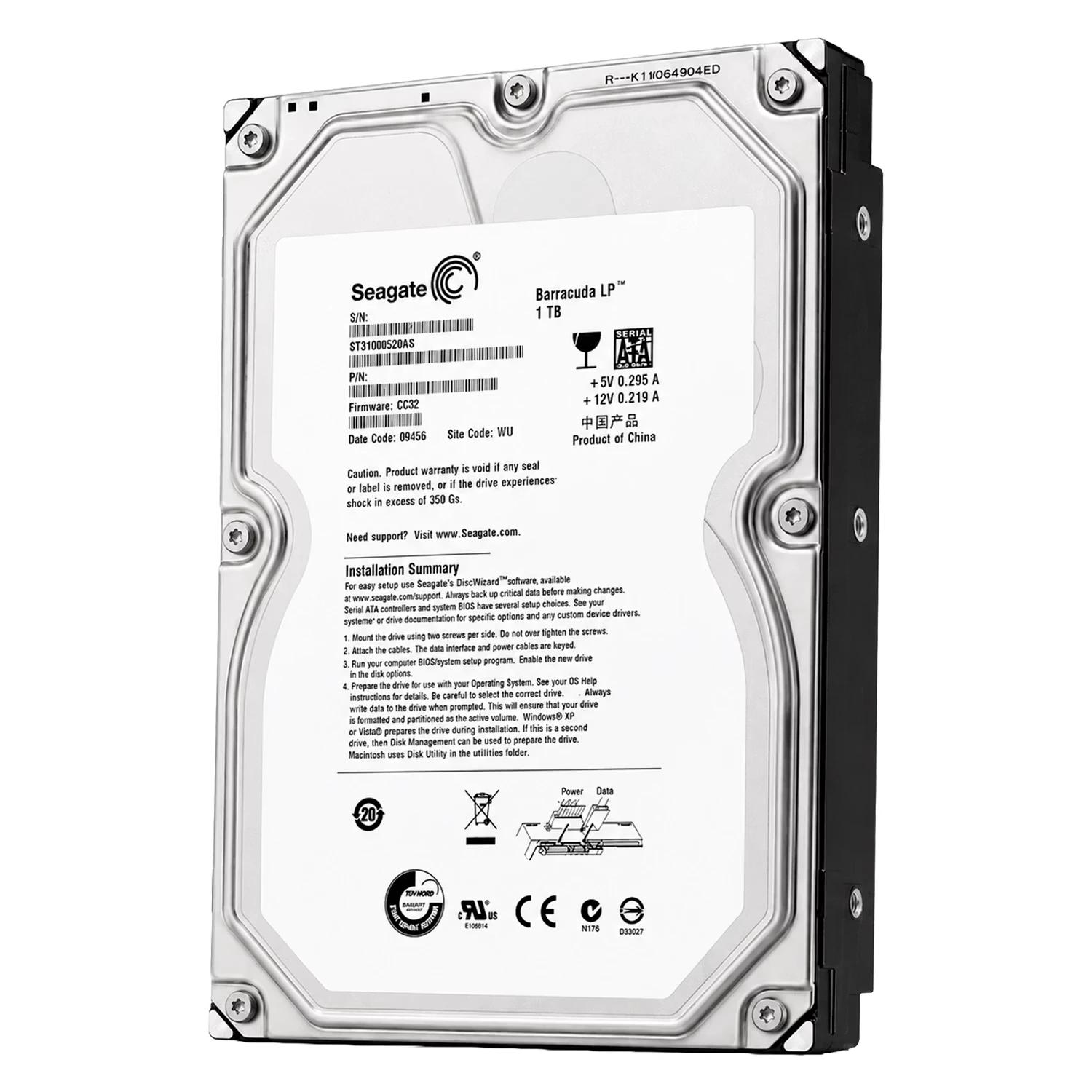 Hd Seagate Barracuda Lp Pull 1tb 3.5" Sata 2 7200rpm - St31000520as - Imagen 2