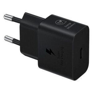 Cargador Samsung Ep-t2510xbeigeu 25w Usb-c + Cable Usb-c/usb-c - Negro