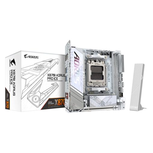 Placa Madre Gigabyte X870i Aorus Pro Ice Ddr5 Socket Amd Chipset Amd X870 Mini Itx