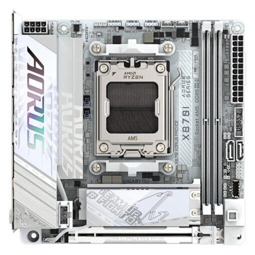 Alternative view of Placa Madre Gigabyte X870i Aorus Pro Ice Ddr5 Socket Amd Chipset Amd X870 Mini Itx