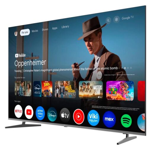 Alternative view of Smart TV JVC 75KM958 75" 4K Ultra HD Google TV - Preto