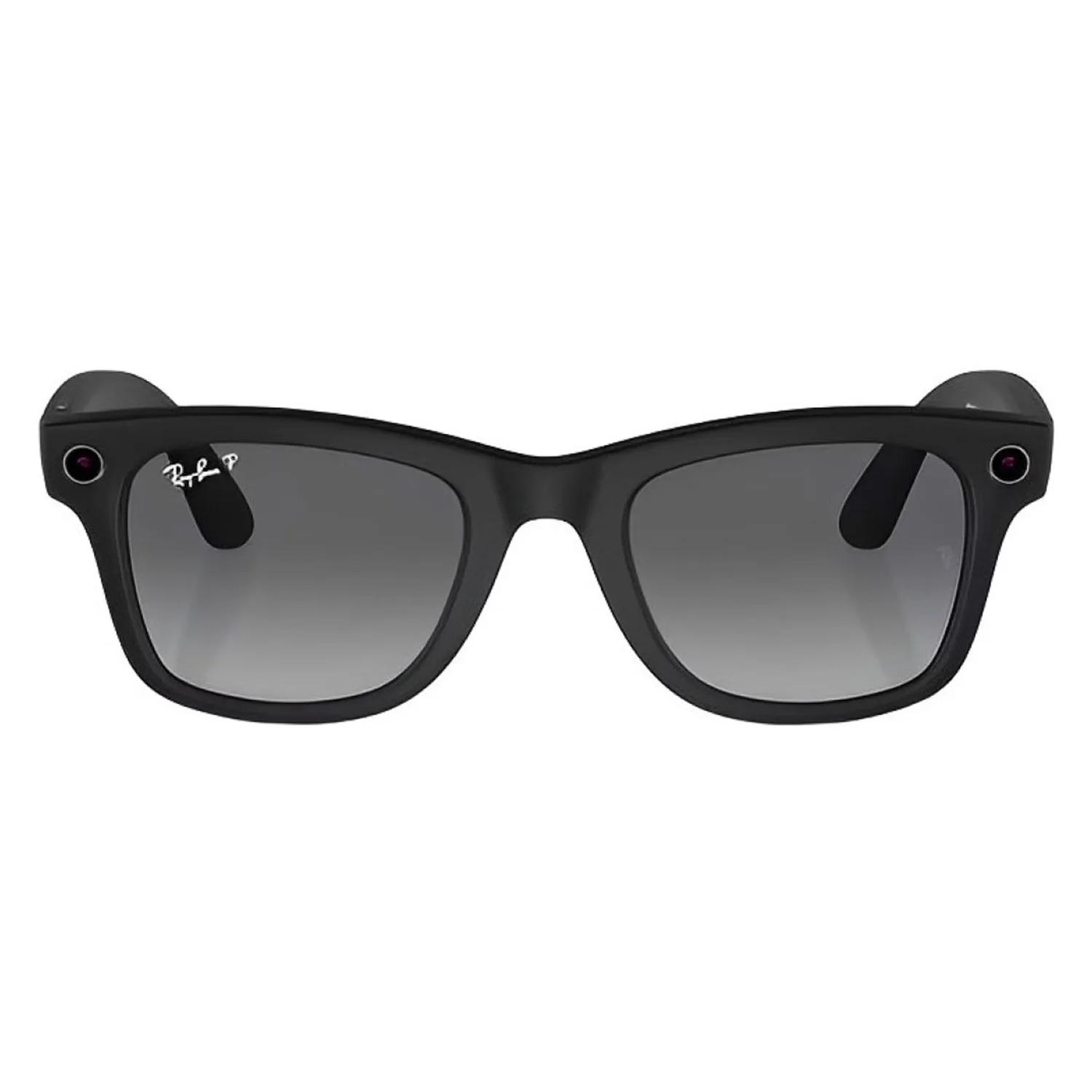 Óculos Ray-Ban Wayfarer RW4008 WiFi Meta IA 32GB - Preto Brilhante Claro