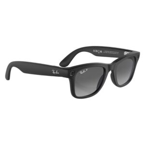 Óculos Ray-Ban Wayfarer RW4008 WiFi Meta IA 32GB - Preto Brilhante Claro - Imagen 2