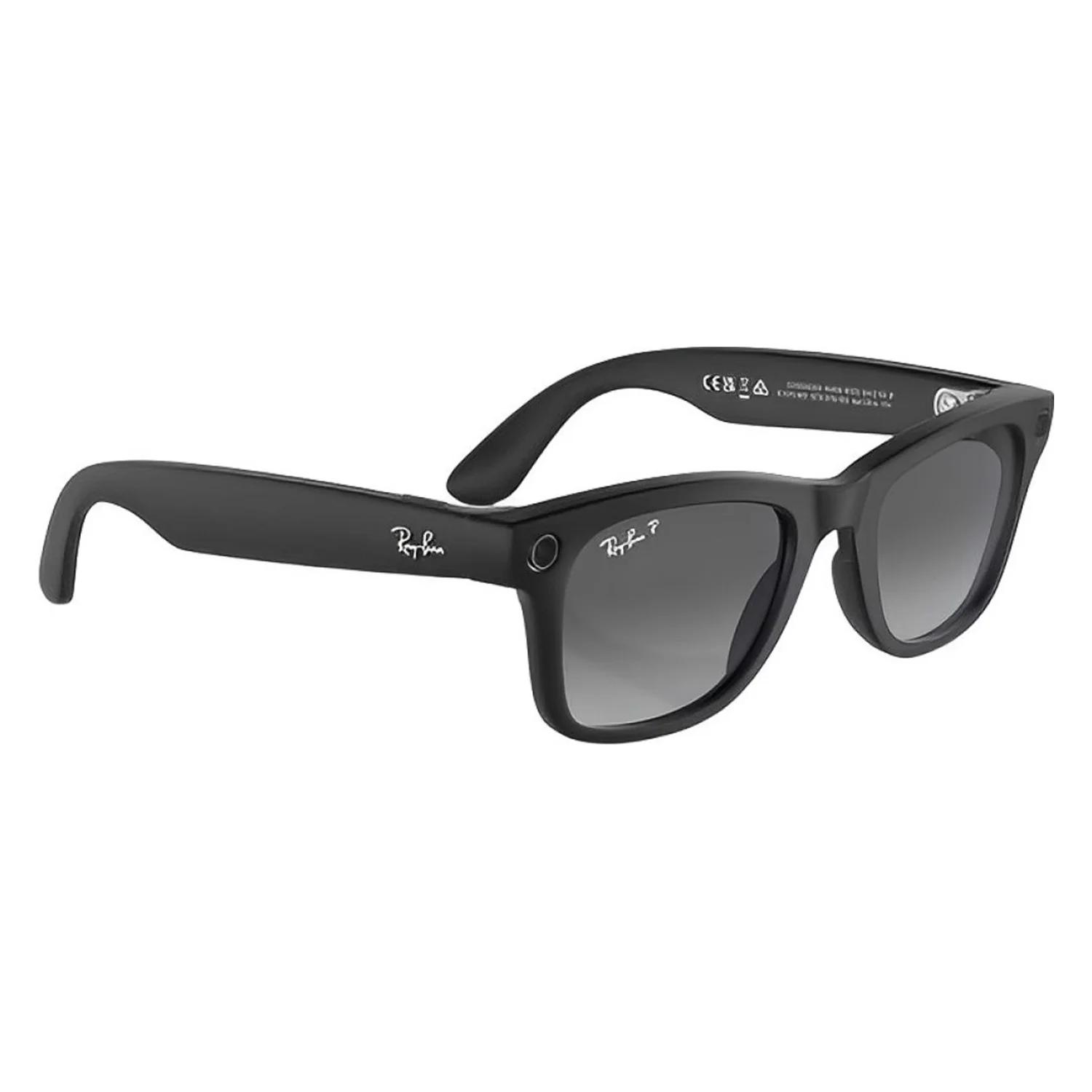 Óculos Ray-Ban Wayfarer RW4008 WiFi Meta IA 32GB - Preto Brilhante Claro - Imagen 2