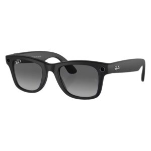 Óculos Ray-Ban Wayfarer RW4008 WiFi Meta IA 32GB - Preto Brilhante Claro - Imagen 4