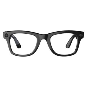 Anteojos Ray-ban Wayfarer Rw4006 Wifi Meta Ia 32gb - Negro Brillante Lente Clara