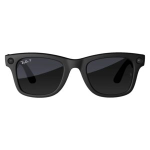 Anteojos De Sol Ray-ban Wayfarer Rw4006 Wifi Meta Ia 32gb - Negro Mate Transitions Grafite