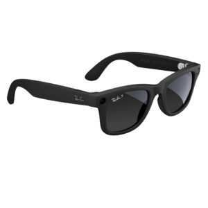 Anteojos De Sol Ray-ban Wayfarer Rw4006 Wifi Meta Ia 32gb - Negro Mate Transitions Grafite - Imagen 2