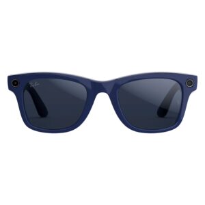 Lentes De Sol Ray-ban Wayfarer Gen 2 Rw4012 Wifi Meta Ia 32gb - Azul Cósmico Brillante Transitions Safira
