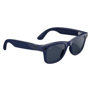 Lentes De Sol Ray-ban Wayfarer Gen 2 Rw4012 Wifi Meta Ia 32gb - Azul Cósmico Brillante Transitions Safira - Imagen 2