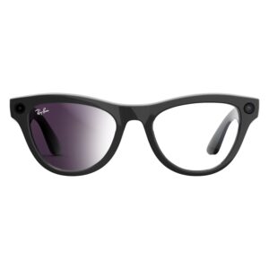 Lentes De Sol Ray-ban Skyler Gen 2 Rw40143 Wifi Meta Ia 32gb - Negro Brillante Transitions Ametista - Imagen 2