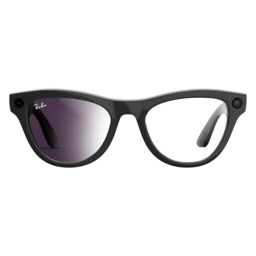 Alternative view of Lentes De Sol Ray-ban Skyler Gen 2 Rw40143 Wifi Meta Ia 32gb - Negro Brillante Transitions Ametista