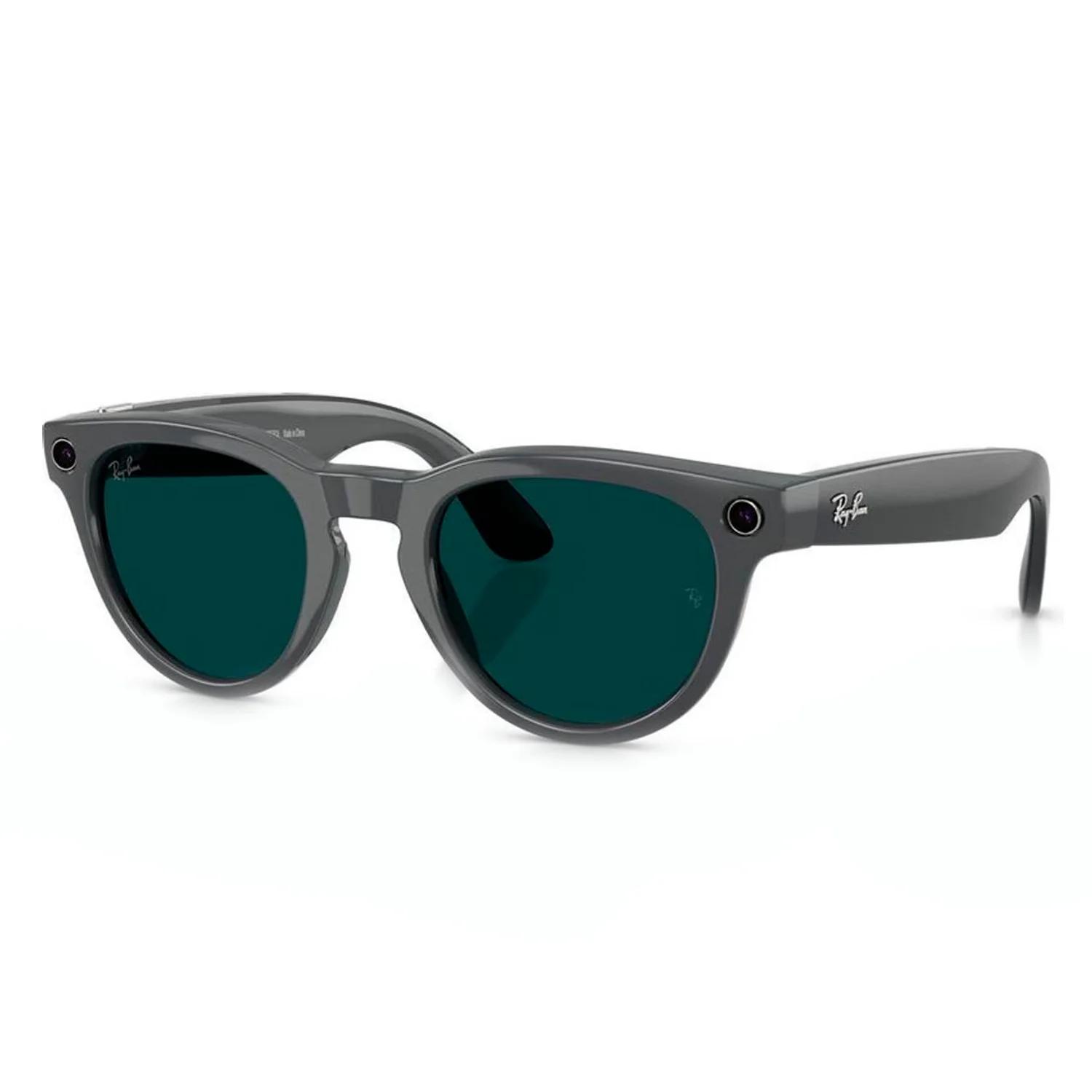 Anteojos De Sol Ray-ban Headliner Gen 2 Rw4013 Wifi Meta Ia 32gb - Brillante Gris Asteroide Transitions Transparente Esmeralda - Imagen 3