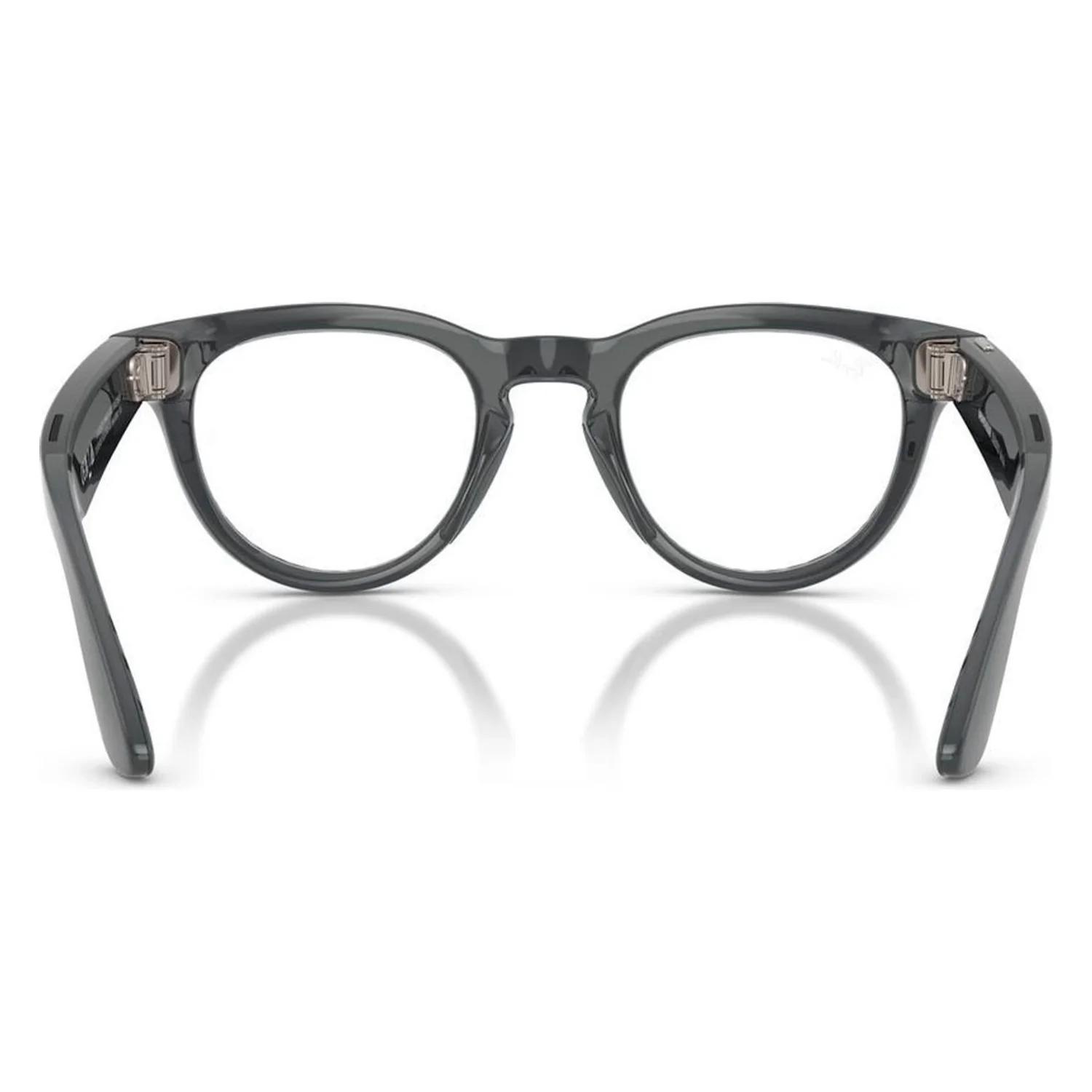 Anteojos De Sol Ray-ban Headliner Gen 2 Rw4013 Wifi Meta Ia 32gb - Brillante Gris Asteroide Transitions Transparente Esmeralda - Imagen 4