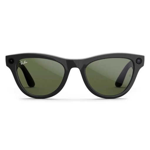 Alternative view of Óculos de Sol Ray-Ban Skyler RW4014 WiFi Meta IA 32GB - Preto Brilhante Transitions Verde Grafite