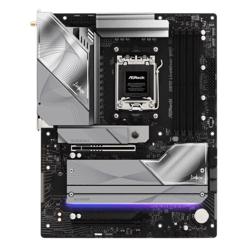 Alternative view of Placa Madre Asrock X870 Livenixer Wifi Ddr5 Sockt Chipset Am5 Amd X870 Atx