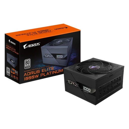 Fuente Gigabyte Aorus Elite Gp-ae1000pm Atx 1000w 80 Plus Platinum Full Modular - Negro