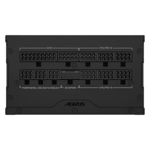 Fuente Gigabyte Aorus Elite Gp-ae1000pm Atx 1000w 80 Plus Platinum Full Modular - Negro - Imagen 2