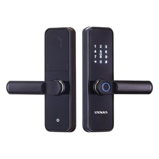 Cerradura Digital Satellite Sl-71 Biometría - Negro