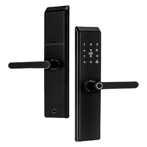 Cerradura Digital Satellite Sl-83 Biometría - Negro