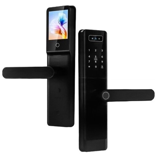 Cerradura Digital Satellite Sl-84 Biometría - Negro