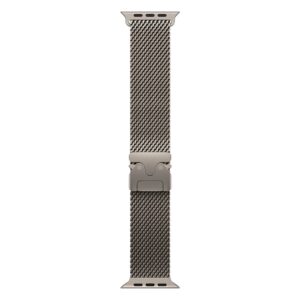 Apple Watch Ultra 3 Mf0e4lw/a Celular + Gps Caja Titanio Natural 49mm - Estilo Milanés De Titanio L - Imagen 3