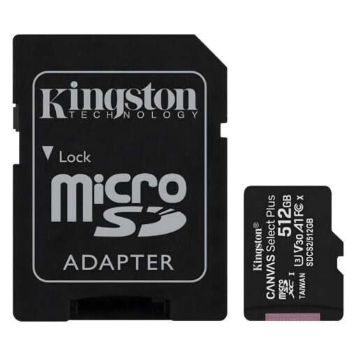 Alternative view of Tarjeta De Memoria Micro Sd Kingston Canvas Select Plus 512gb 100mbs - Sdcs3/512gb