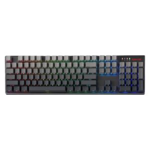 Teclado Gamer Redragon Dharma Pro K556sp-rgb-pro Rgb Usb-c - Negro