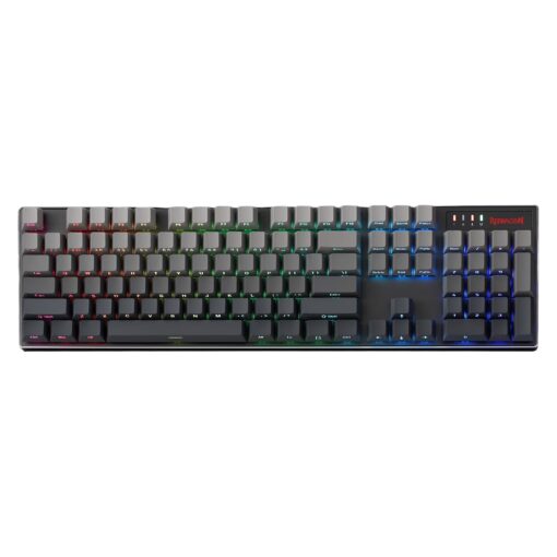 Teclado Gamer Redragon Dharma Pro K556sp-rgb-pro Rgb Usb-c - Negro