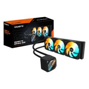 Water Cooler Para Procesador Gigabyte Gaming 360 Argb - Negro (3 Fans) - Imagen 3