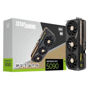 Placa De Video Zotac Gaming Solid Oc Nvidia Geforce Rtx-5090 32gb Gddr7 - Zt-b50900j-10a