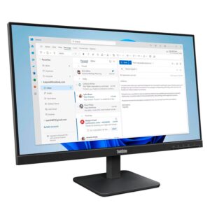 Monitor Lenovo Thinkvision S24-4e 24" Full Hd 60hz Hdmi Vga - Negro - Imagen 3