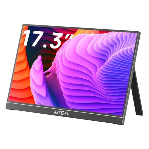 Monitor Portátil Arzopa A1m 17.3" Full Hd 60hz Ips Usb-c - Negro