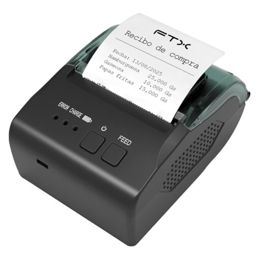 Impresora Térmica Ftx Tdr058bt Bivolt - Negro