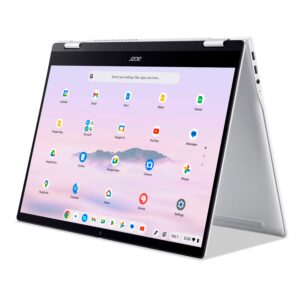 Notebook Acer Chromebook Plus Spin 514 Mediatek Kompanio Ultra-910 12gb Ram 256gb Ufs Pantalla 14" Wuxga Touch Chromeos Inglés Plata - Cp514-5hn-k6dy - Imagen 3