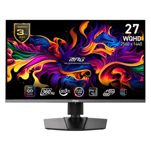 Monitor Gamer Msi Mpg 271qrx 27" Wqhd 360hz Oled - Negro