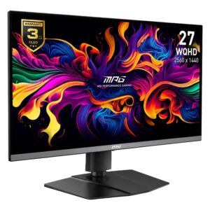 Monitor Gamer Msi Mpg 271qrx 27" Wqhd 360hz Oled - Negro - Imagen 3