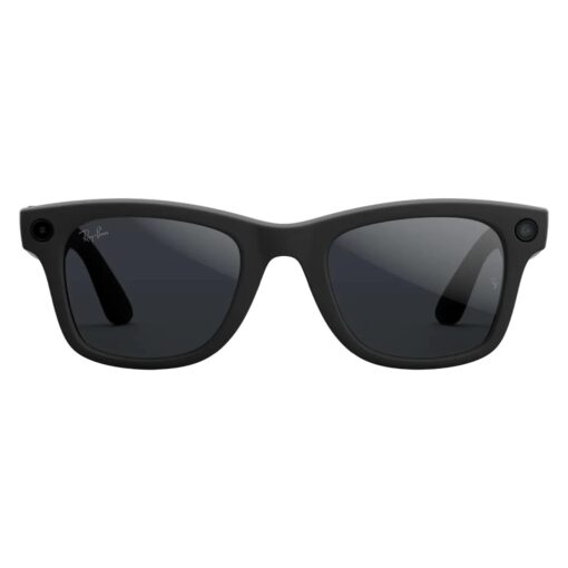 Lentes De Sol Ray-ban Wayfarer Rw4012 Wifi Meta Ia 32gb - Negro Mate Transitions Gris