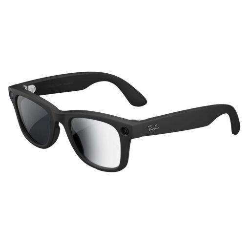 Alternative view of Lentes De Sol Ray-ban Wayfarer Rw4012 Wifi Meta Ia 32gb - Negro Mate Transitions Gris