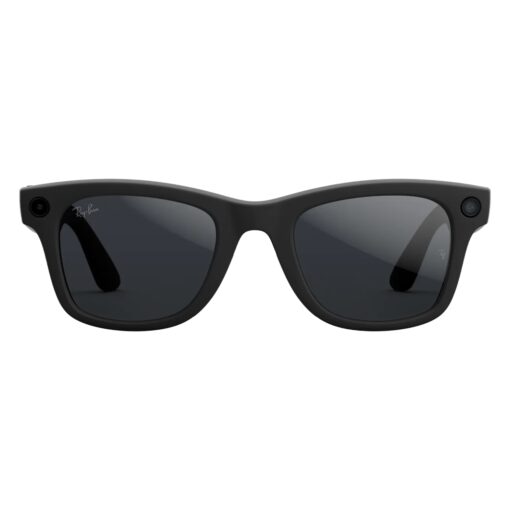 Anteojos De Sol Ray-ban Wayfarer Rw4012 Wifi Meta Ia 32gb - Negro Mate Transitions Grafite