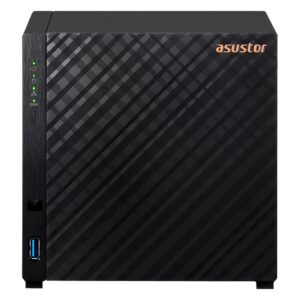 Servidor Nas Asustor As1204t Realtek Rtd1619b 4 Baias - Negro