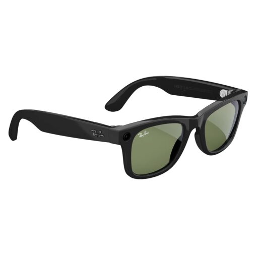 Alternative view of Anteojos De Sol Ray-ban Wayfarer Gen2 Rw4012 Wifi Meta Ia 32gb - Negro Brillante Lente Verde