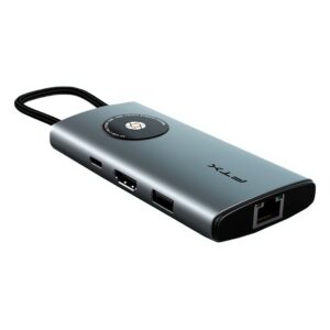 Adaptador Hub Ftx Hubl3-ag 8 En 1 - Gris - Imagen 3