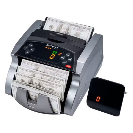 Contador De Dinero Ftx Bc-umi2 Bivolt - Gris