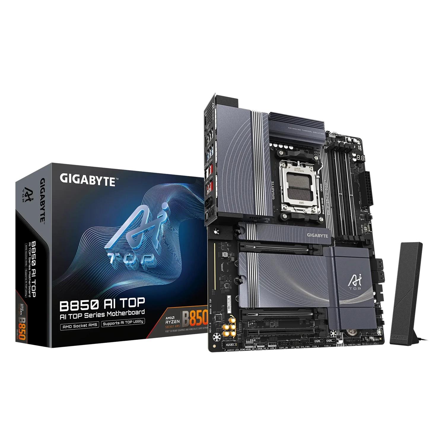 Placa Madre Gigabyte B850 Ai Top Ddr5 Socket Am5 Chipset Amd B850 Atx