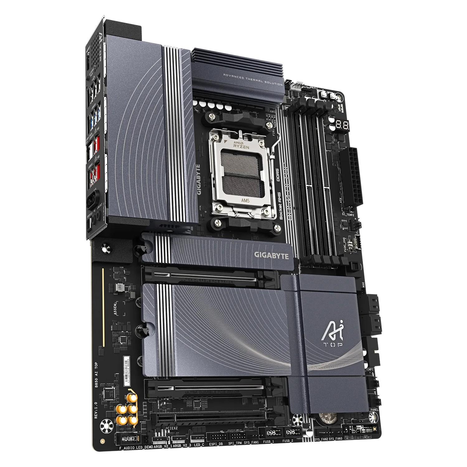 Placa Madre Gigabyte B850 Ai Top Ddr5 Socket Am5 Chipset Amd B850 Atx - Imagen 3