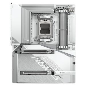 Placa Madre (am5) B850 Gigabyte B850 Aorus Stealth Ice 4xddr5 Wifi-7 - Imagen 2