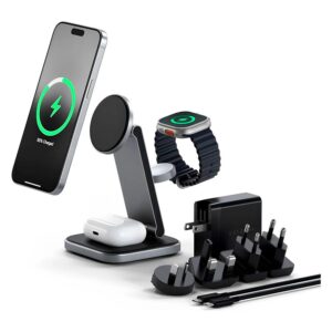 Carregador Satechi ST-Q31FM-EA 3 em 1 Sem Fio - Preto - Imagen 4