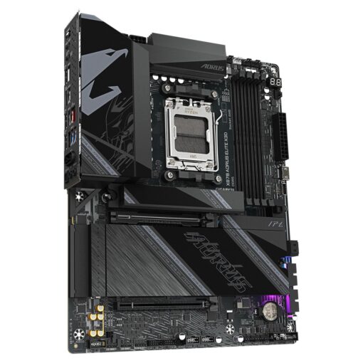 Alternative view of Placa Madre Gigabyte X870 Aorus Elite X3d Ddr5 Socket Amd X870 Chipset Amd X870 Atx